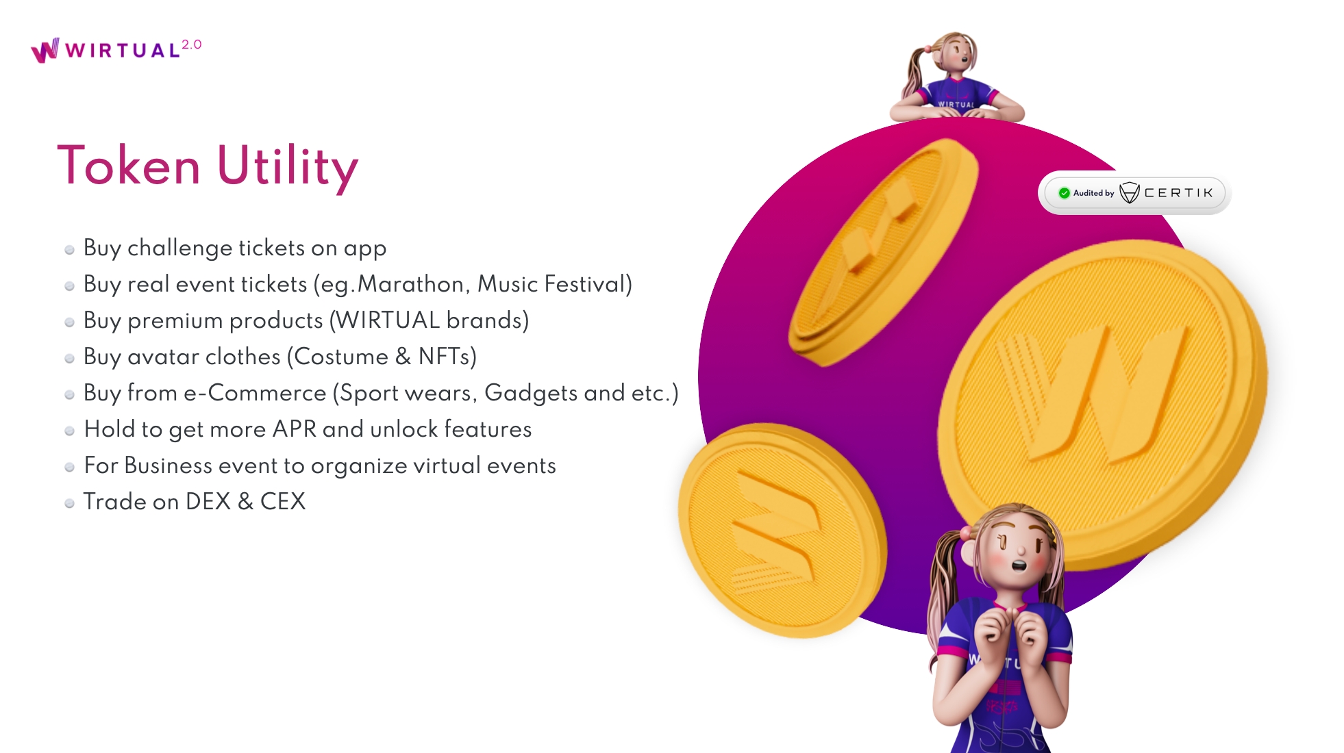WIRTUAL token Utility